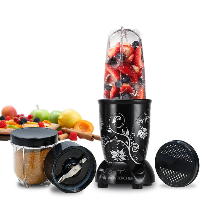 Wonderchef Bullet Juicer 2 Jars Nutriblend Black