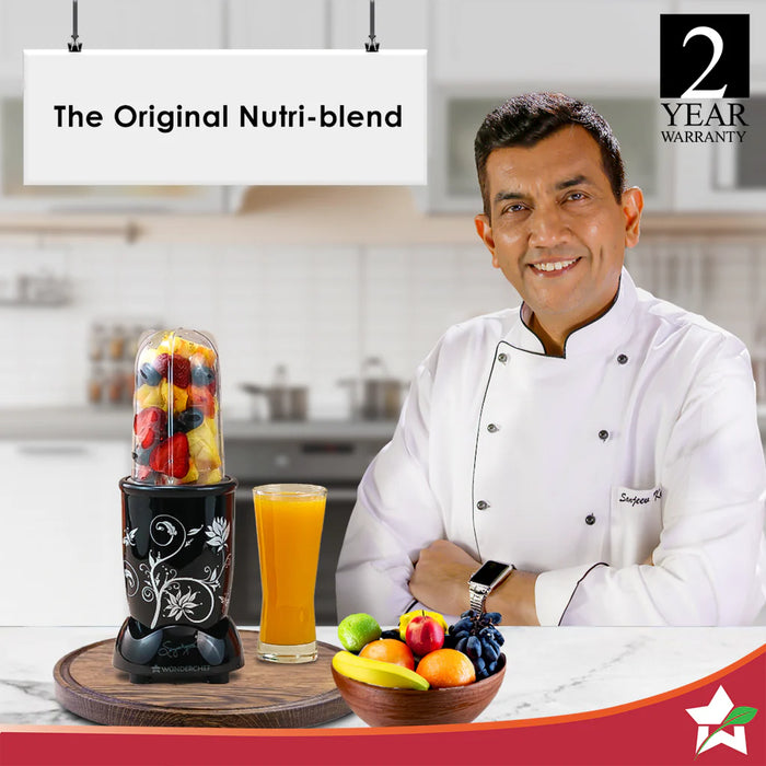 Wonderchef Bullet Juicer 2 Jars Nutriblend Black